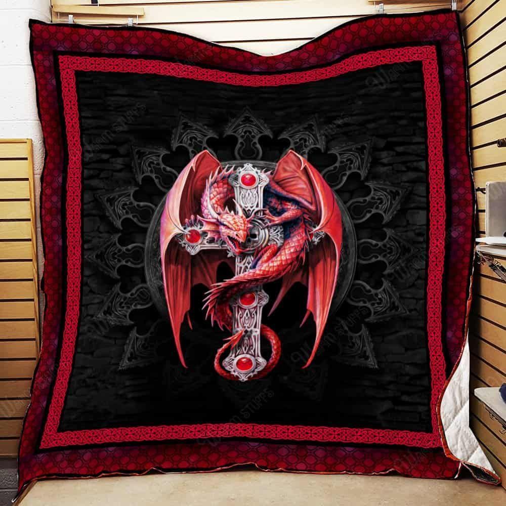 Gothic Dragon GS-CL-DT2906 Quilt Blanket