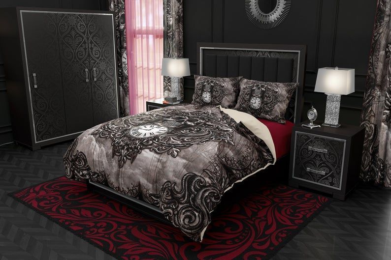 Gothic Skull Bedding Set