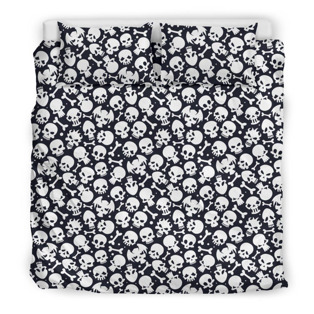 Gothic Skulls Bedding Set