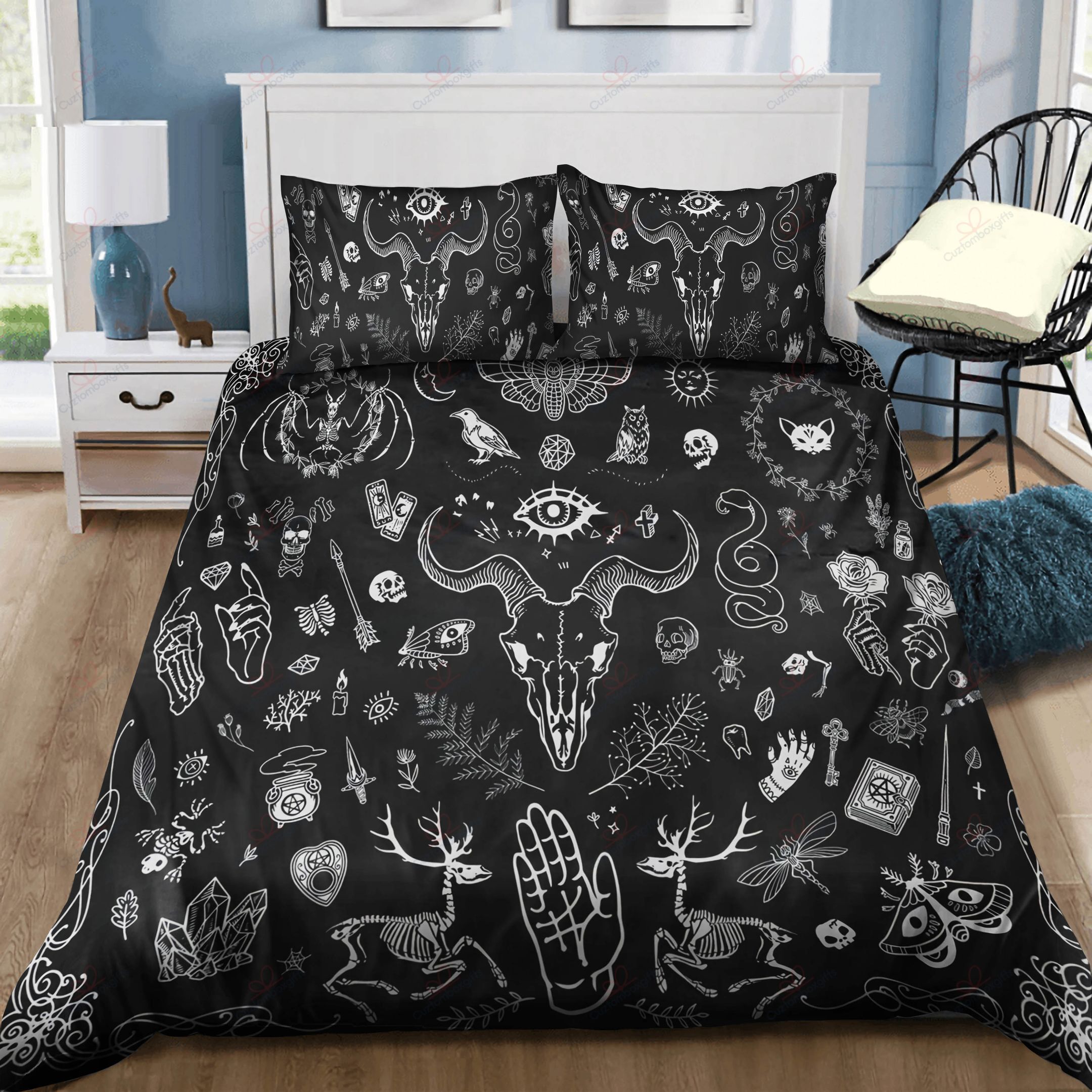 Gothic Witchy Bedding Set