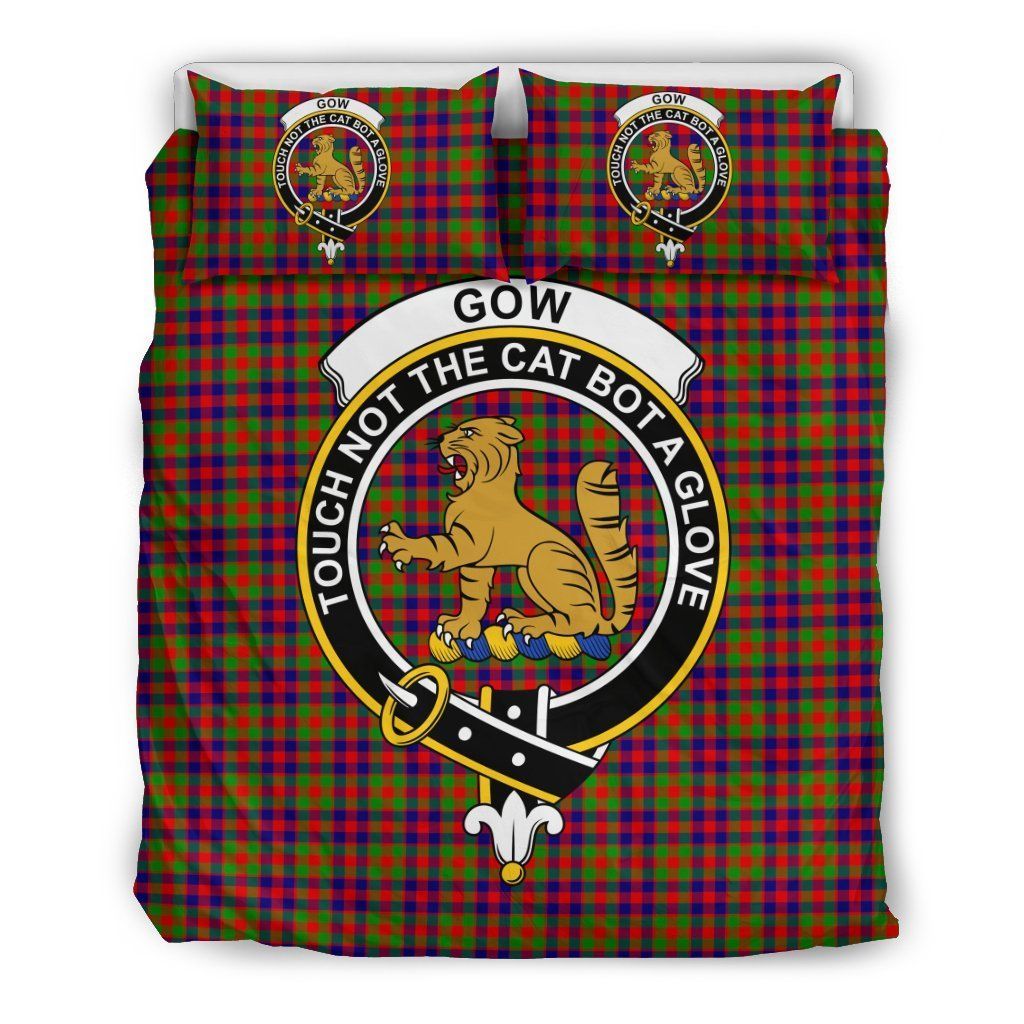 Gow Or Mcgouan Clan Badge Tartan Bedding Set