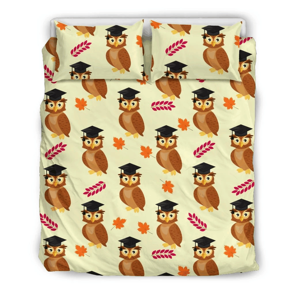 Graduation Owl Bedding Set