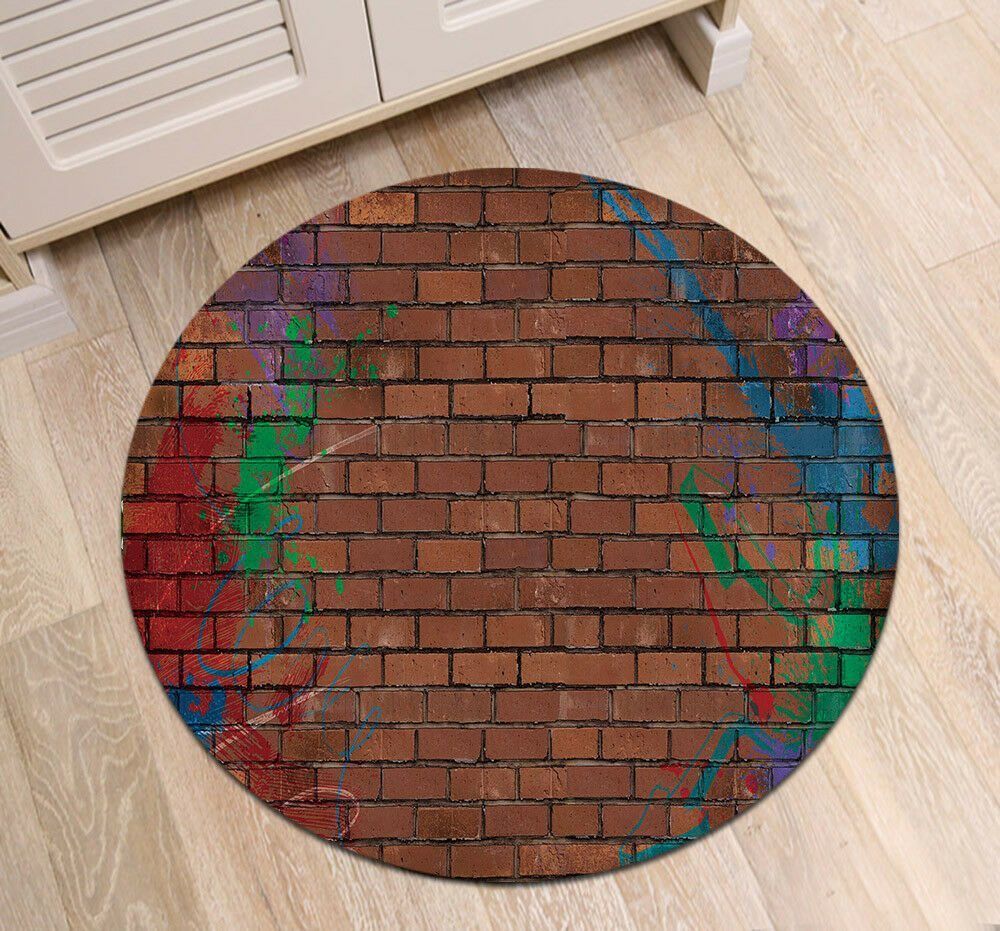 Graffiti Round Carpet