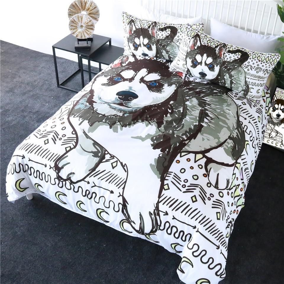 Graffiti Puppy Bedding Set
