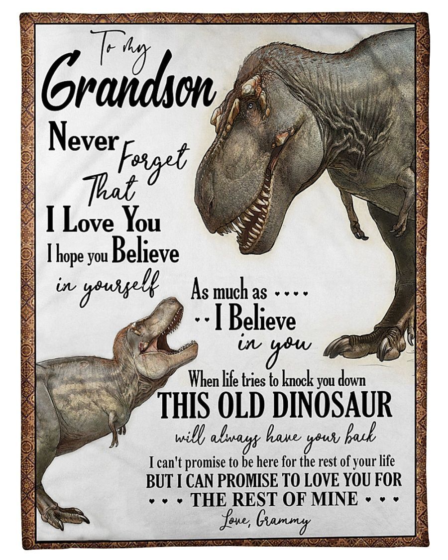 Grammy To Grandson Sherpa Fleece Blanket