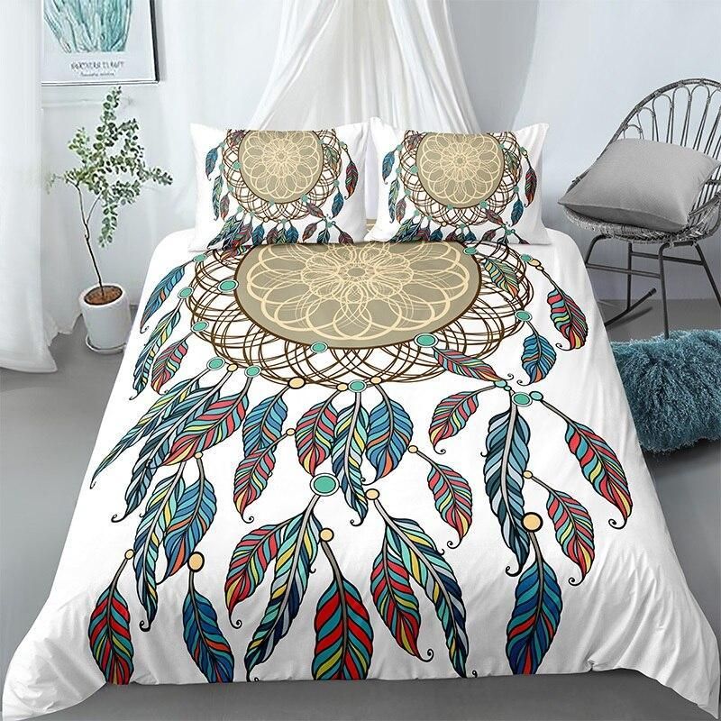 Grand Dreamcatcher White Bedding Set