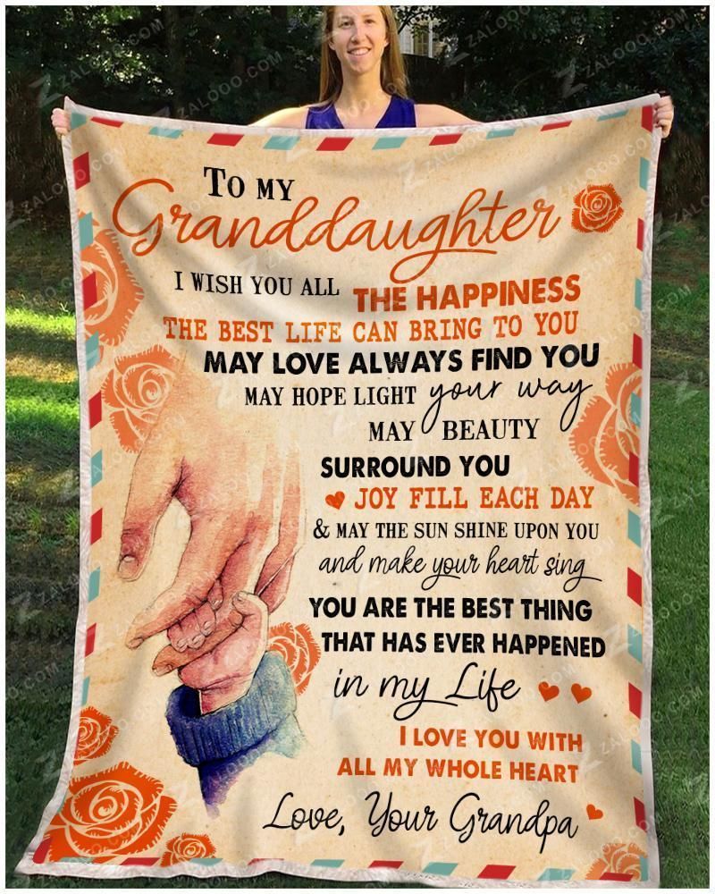 Granddaughter Sherpa Fleece Blanket