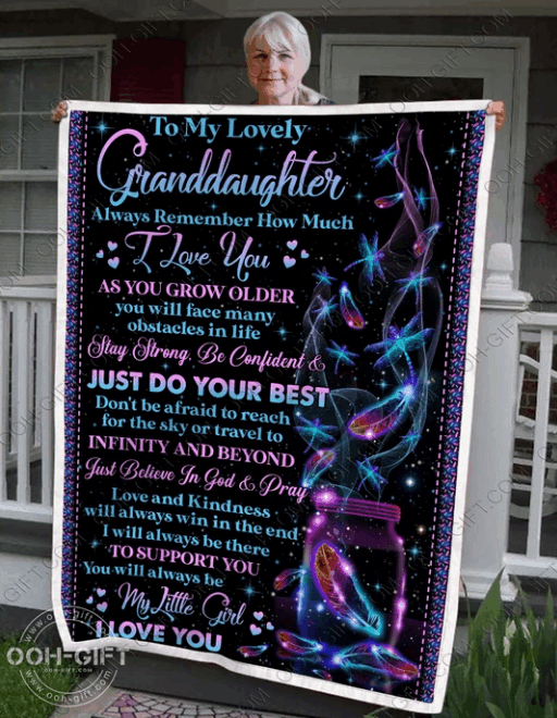 Granddaughter Sherpa Fleece Blanket