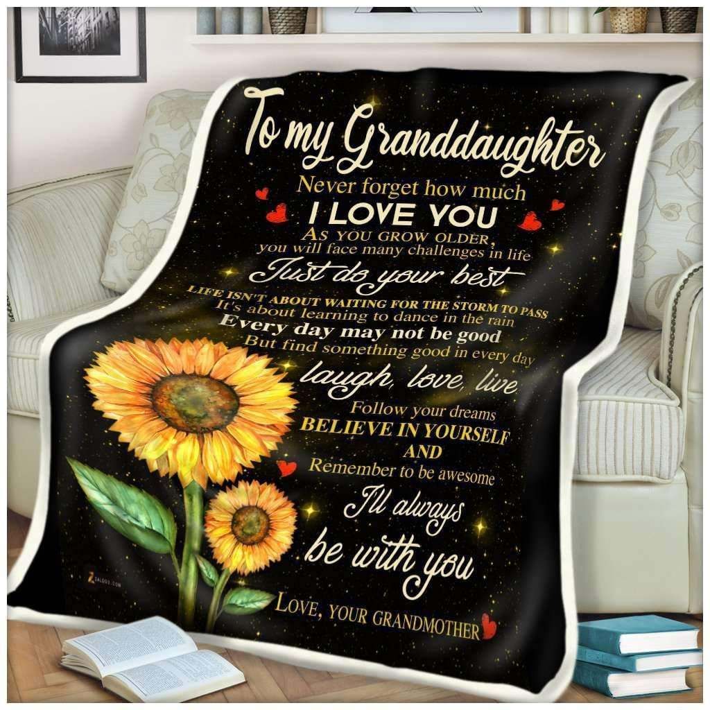 Granddaughter – I’Ll Always Be With You Fleece Blanket