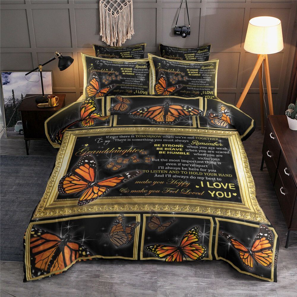 Granddaughter I Love You Bedding Set