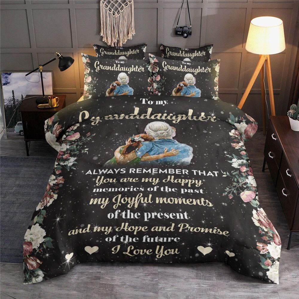 Granddaughter My Happy Memories Bedding Set
