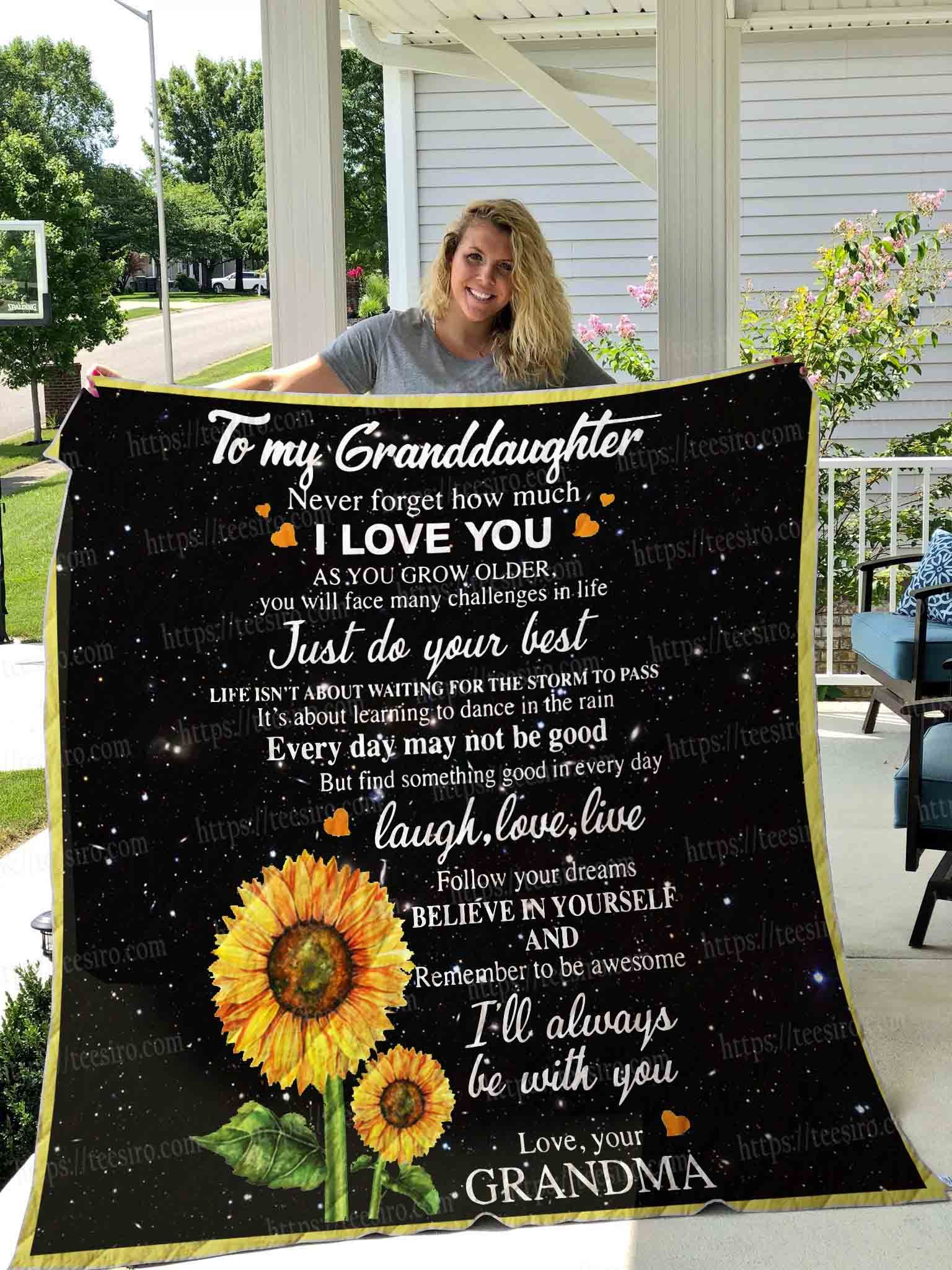 Granddaughter Quilt Blanket DHC1501731VT