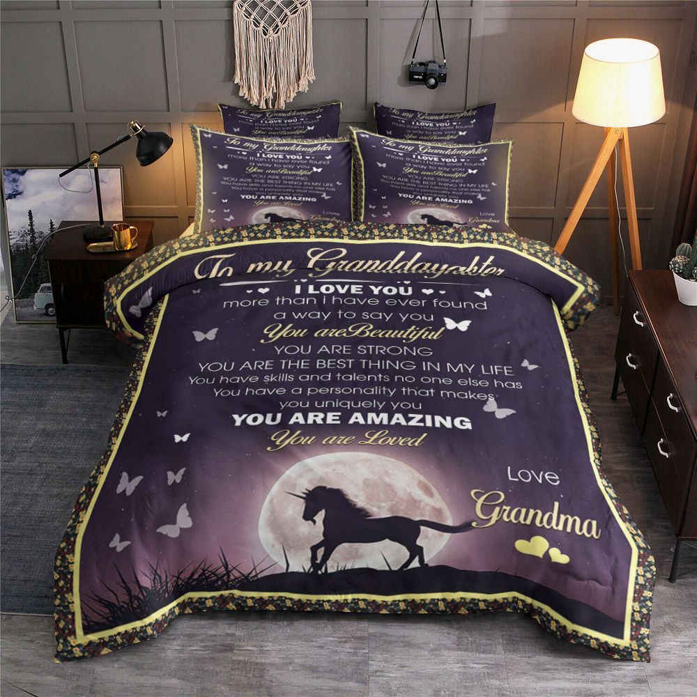 Granddaughter You Are Amazing Bedding Set