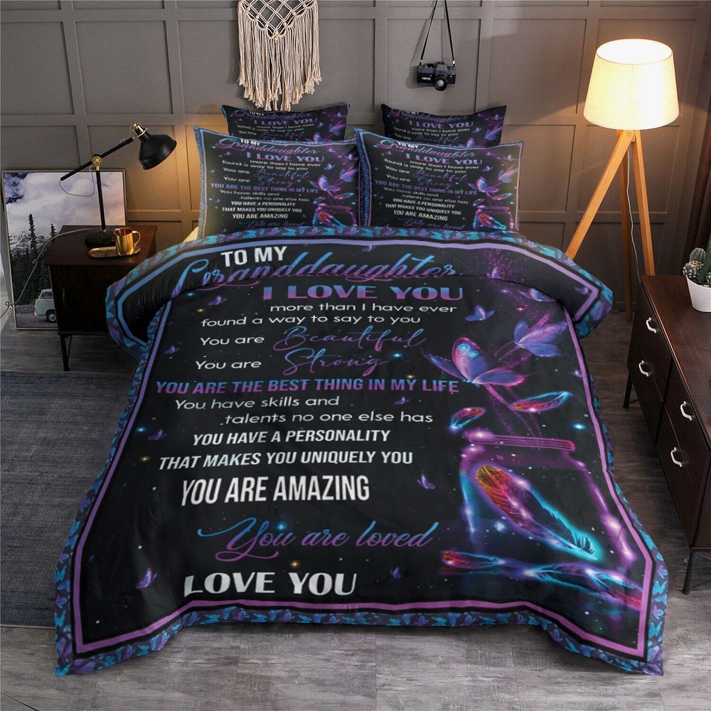 Granddaughter You Are Amazing Bedding Set
