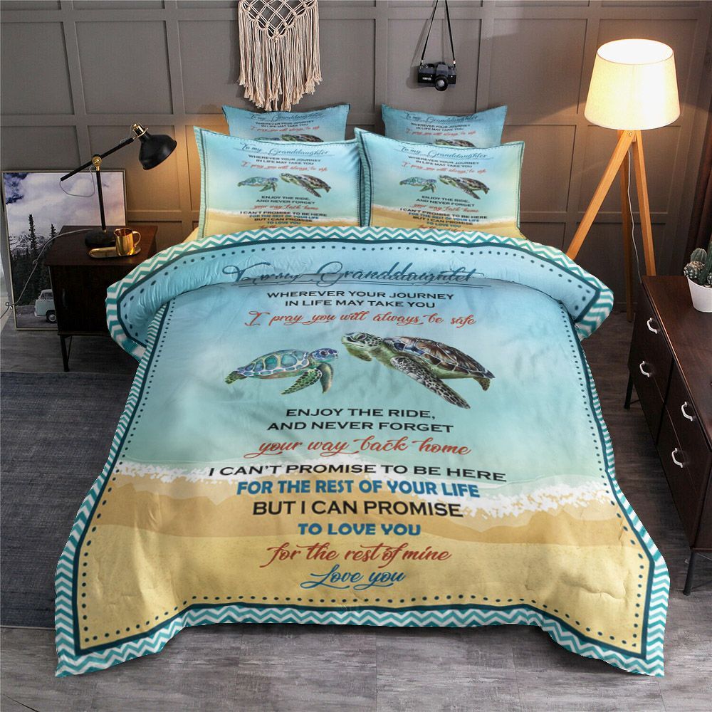 Granddaughter Youll Always Be Safe Home Garden Linens Bedding Set