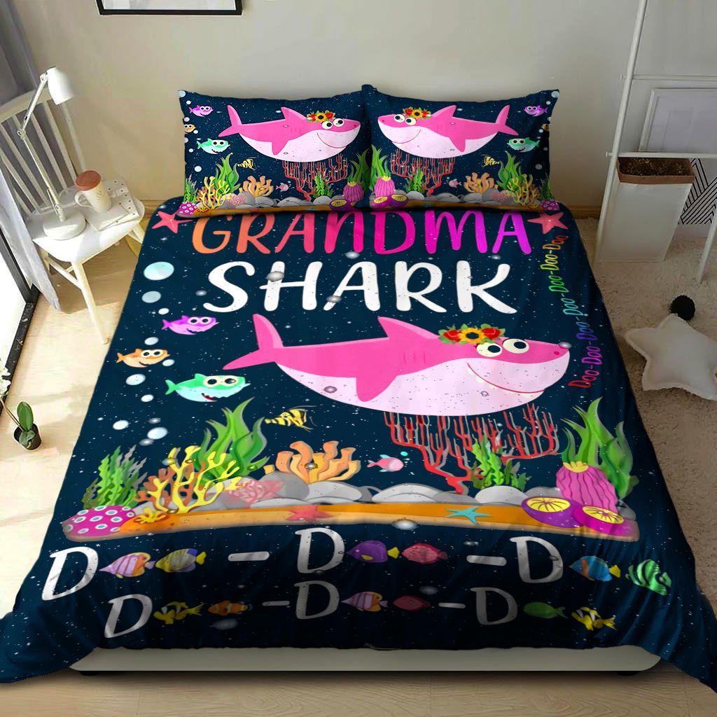 Grandma Shark Bedding Set