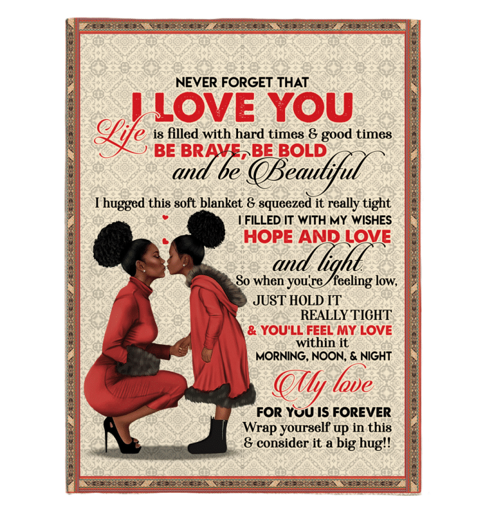 Grandma To Granddaughter Be Brave Be Bold And Be Beautiful Fleece Blanket Fleece Blanket