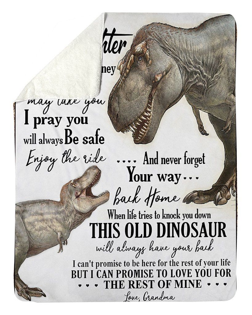 Grandma To Granddaughter Sherpa Fleece Blanket