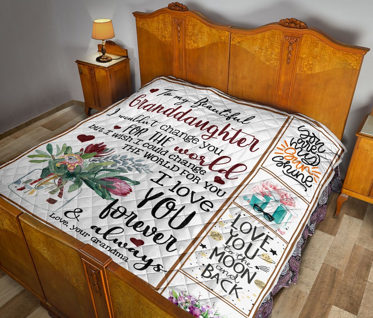 Grandma To Granddaughter Quilt Blanket DHC02011057DD