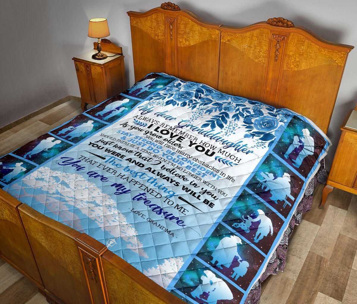 Grandma To Granddaughter Quilt Blanket DHC02011072DD