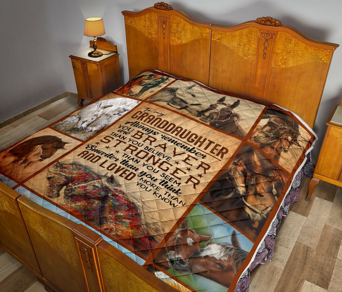 Grandma To Granddaughter Quilt Blanket DHC02011080DD