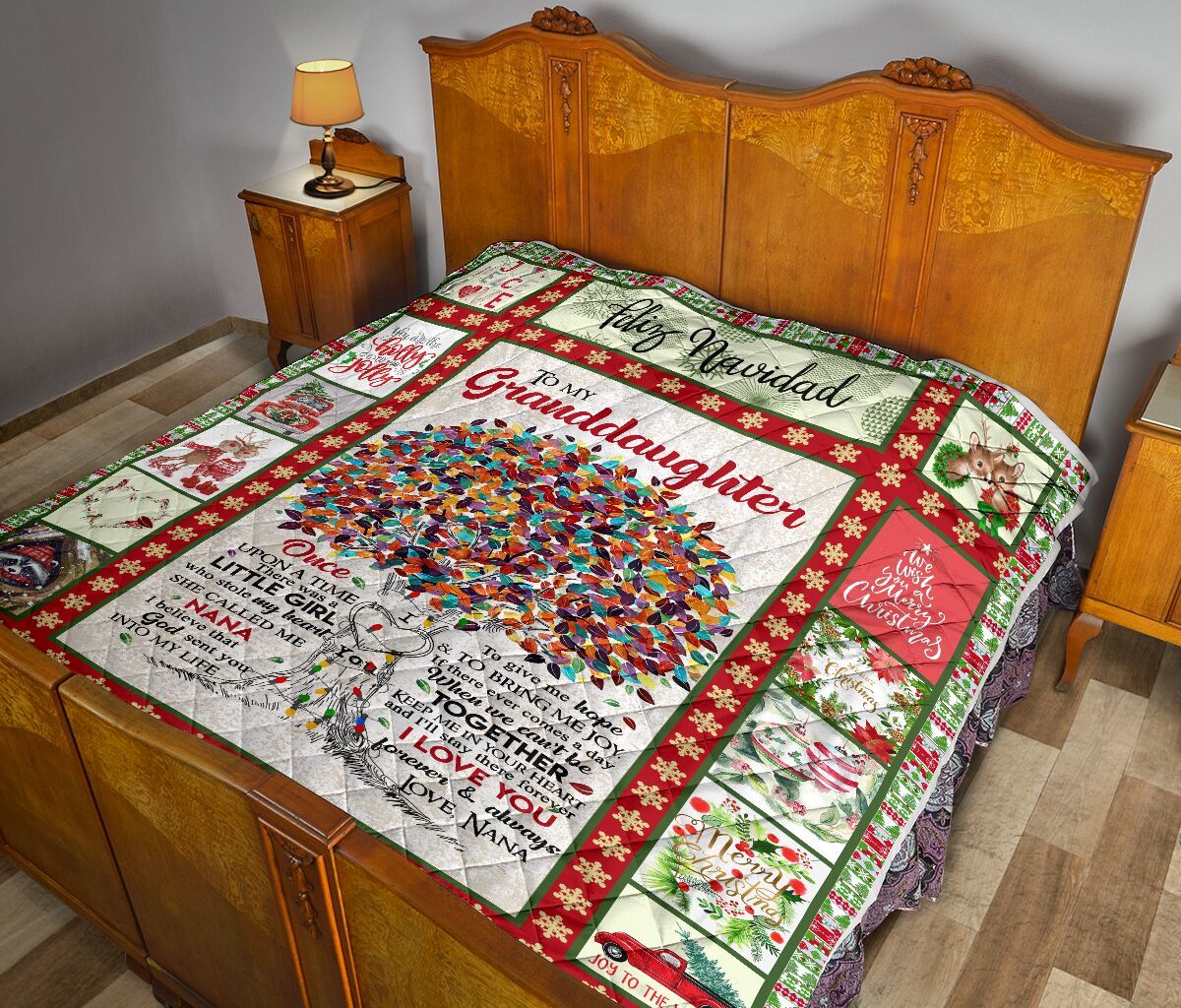 Grandma To Granddaughter Quilt Blanket DHC02011109DD