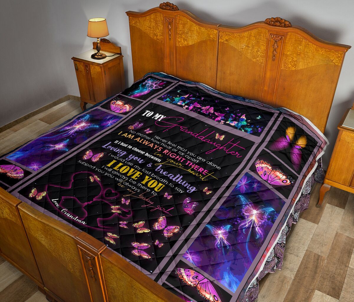 Grandma To Granddaughter Quilt Blanket DHC02011226DD