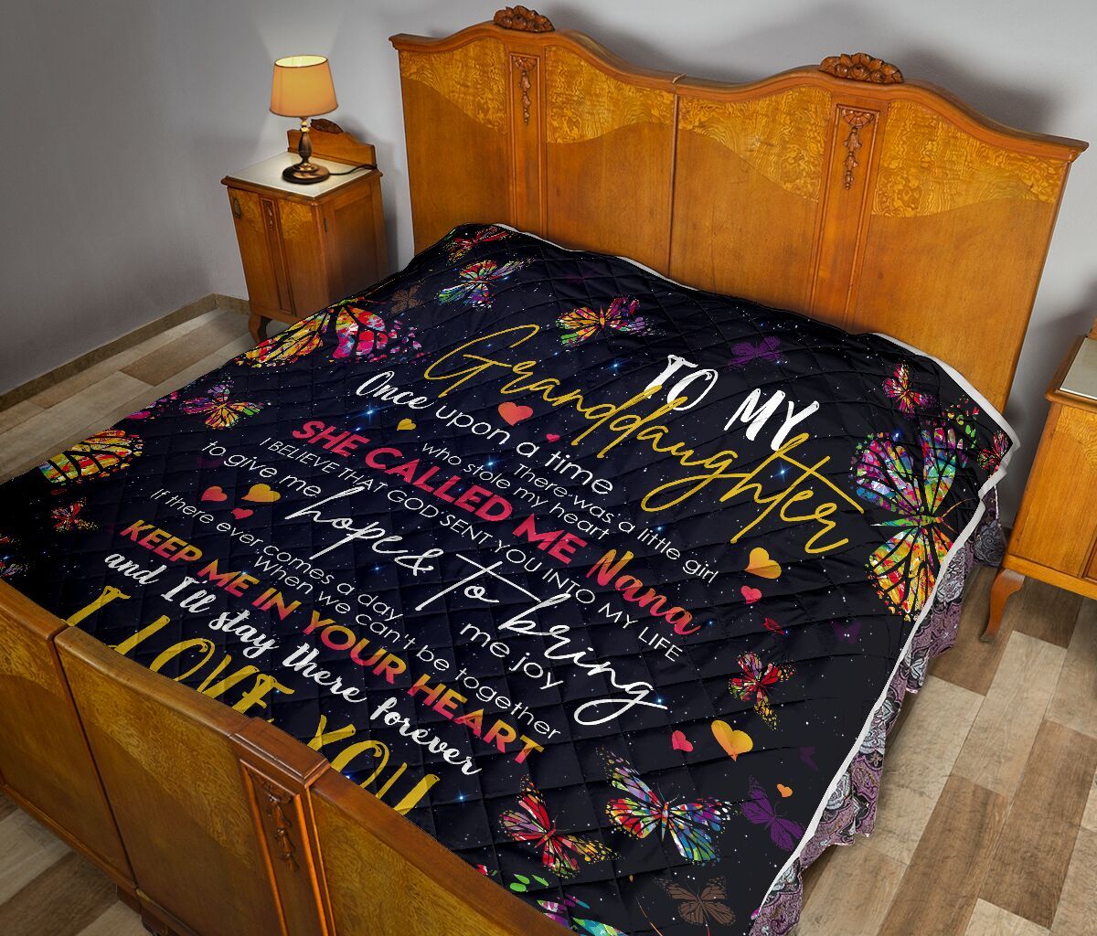 Grandma To Granddaughter Quilt Blanket DHC02011263DD