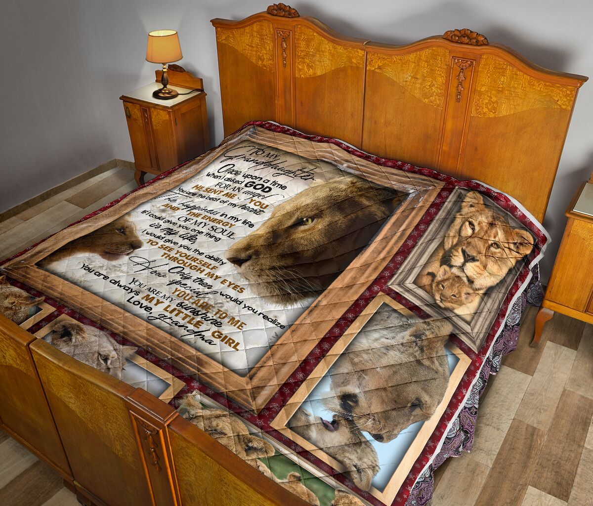 Grandma To Granddaughter Quilt Blanket DHC02011578DD