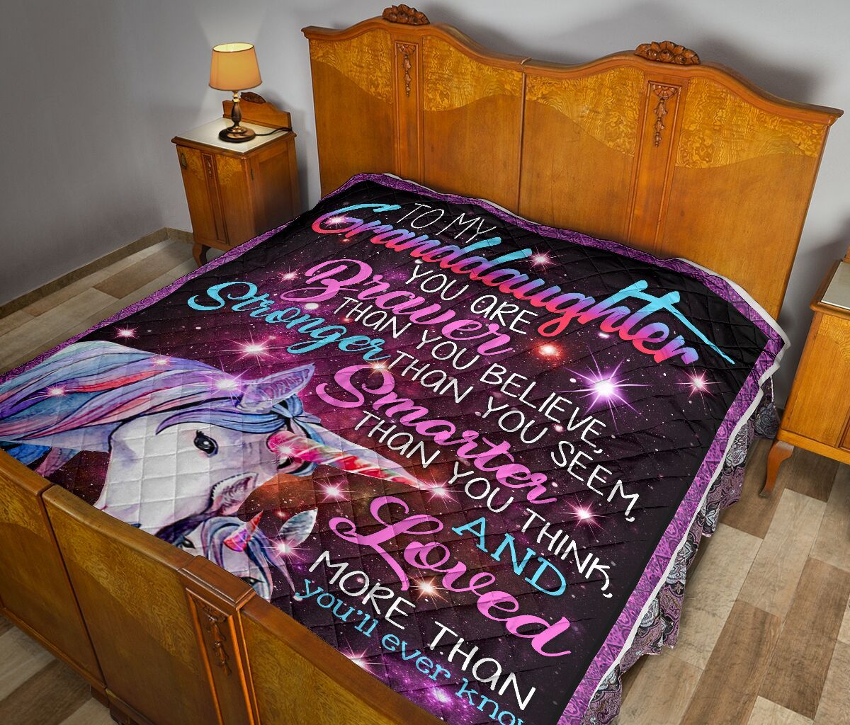 Grandma To Granddaughter Quilt Blanket DHC02011589DD