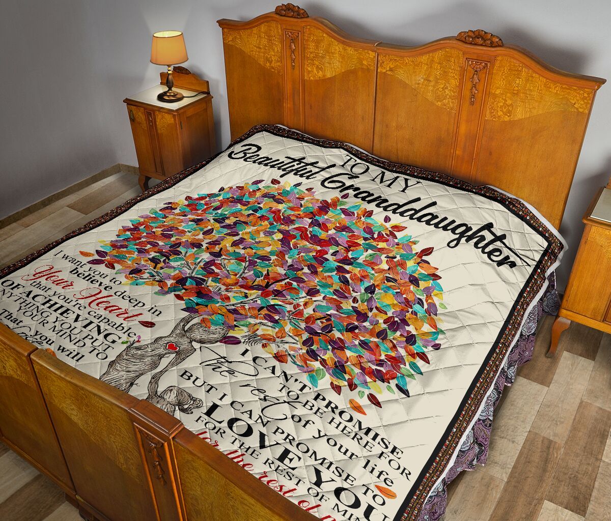 Grandma To Granddaughter Quilt Blanket DHC02011613DD