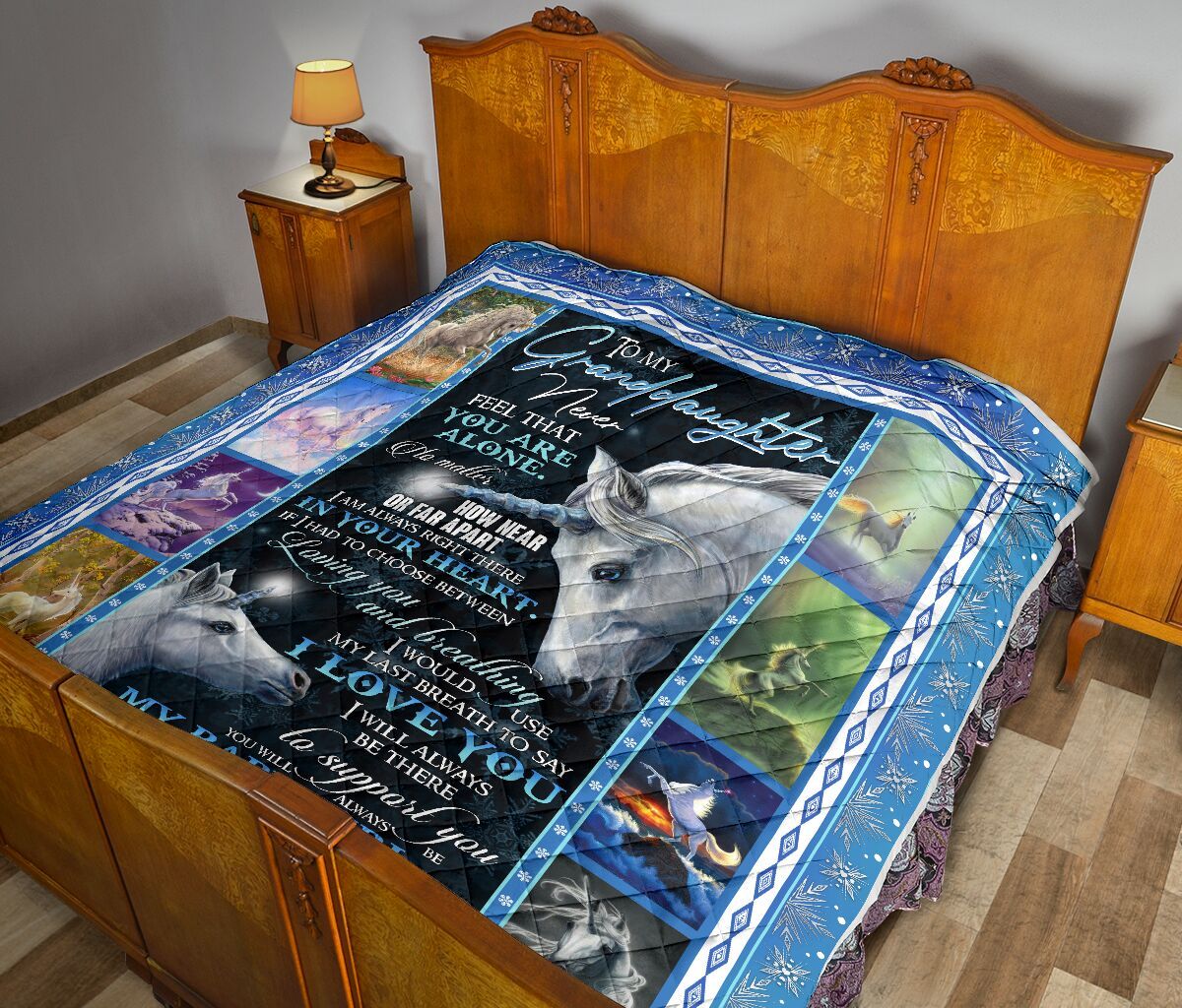 Grandma To Granddaughter Quilt Blanket DHC02011671DD