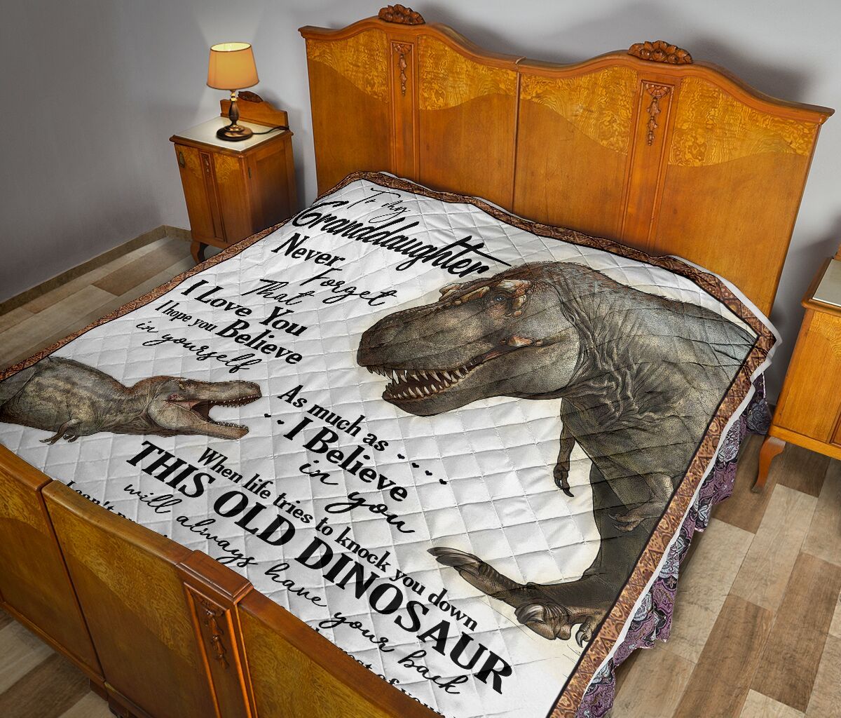 Grandpa To Granddaughter Quilt Blanket DHC02011515DD