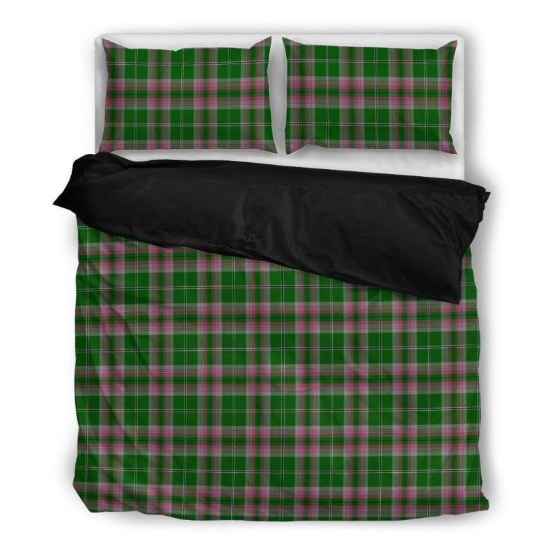 Gray Hunting Tartan Bedding Set