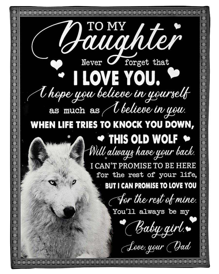 Great Gift For Daughter Believe Deep In Yourself Fleece Blanket Fleece Blanket