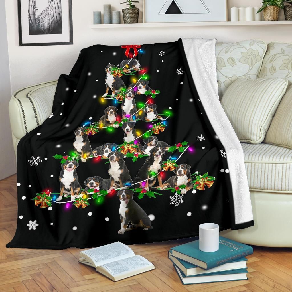 Greater Swiss Mountain Dog Sherpa Fleece Blanket