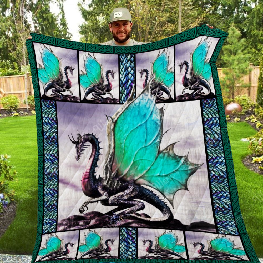 Green Dragon Quilt Blanket Db Dhc1312172Dd