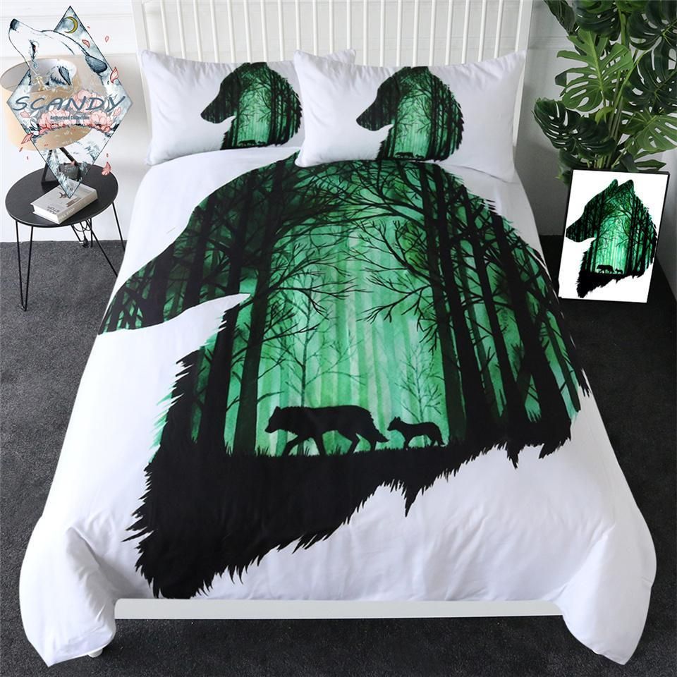 Green Forest Bedding Set
