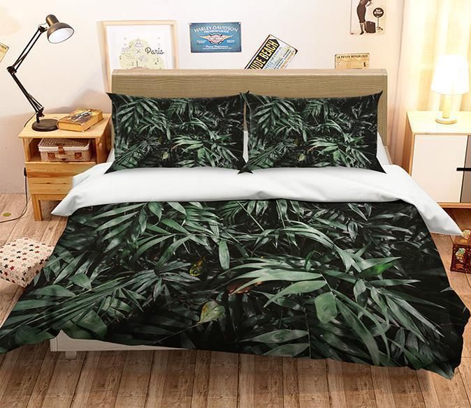 Green Leaf Bedding Set