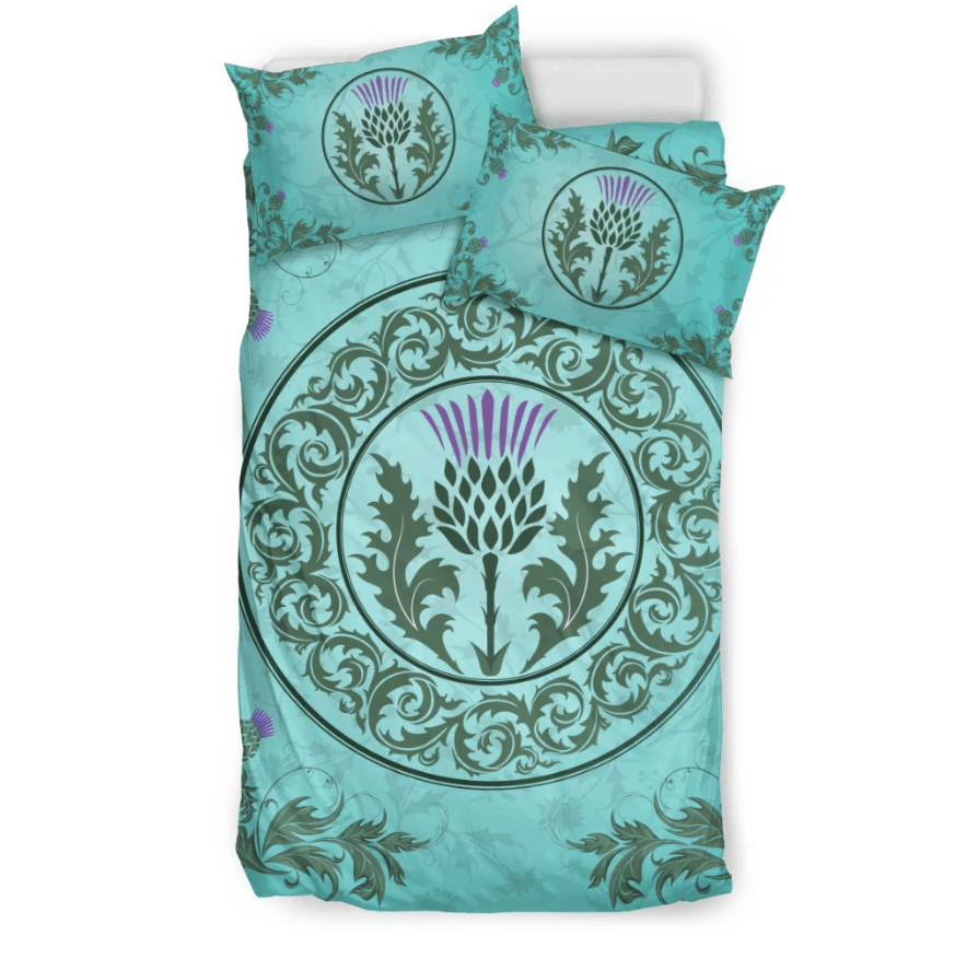 Green Thistle   Bedding Set