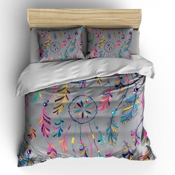 Grey Dreamcatcher Bedding Set
