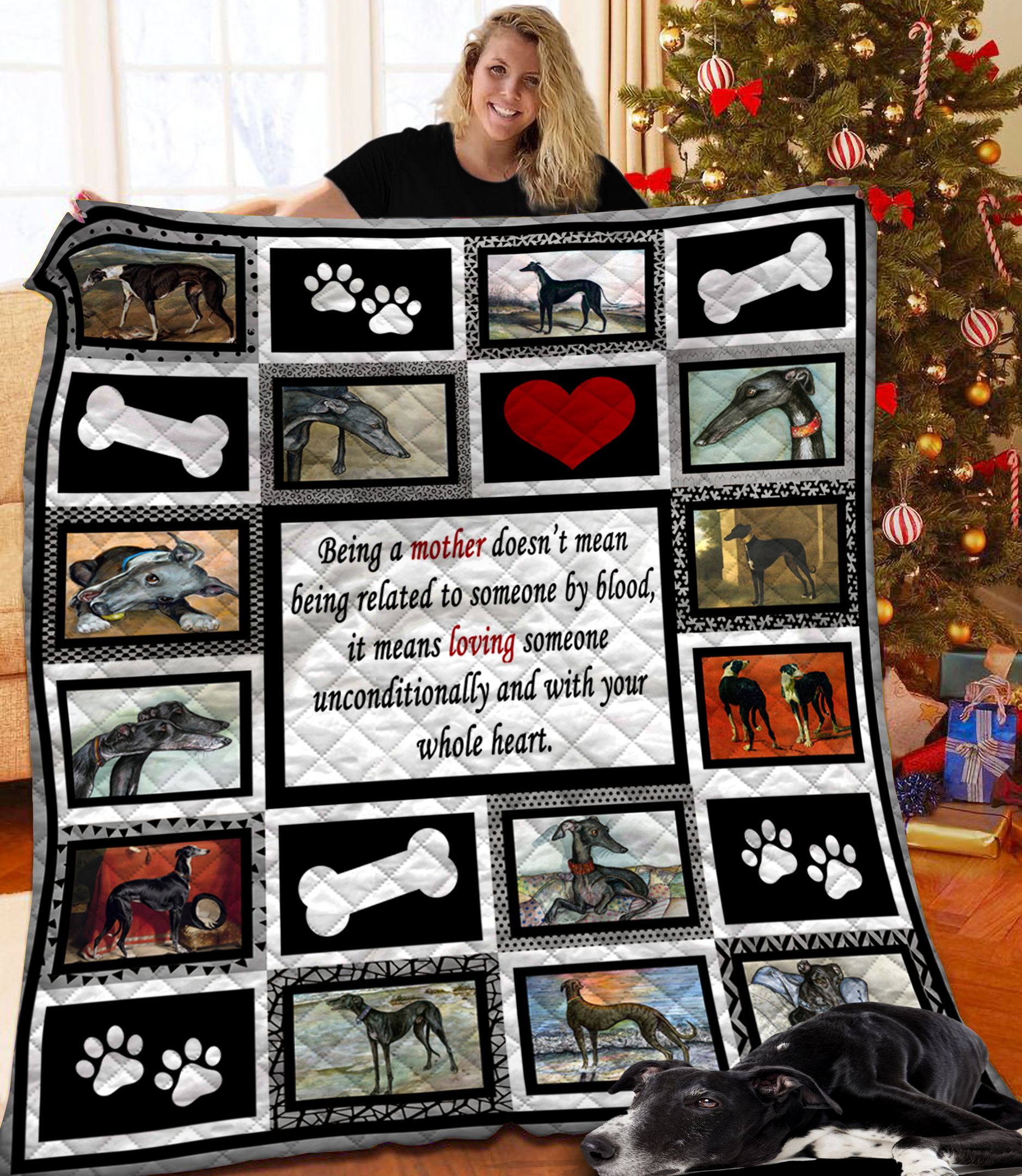 Greyhound BBB061191NB Quilt Blanket