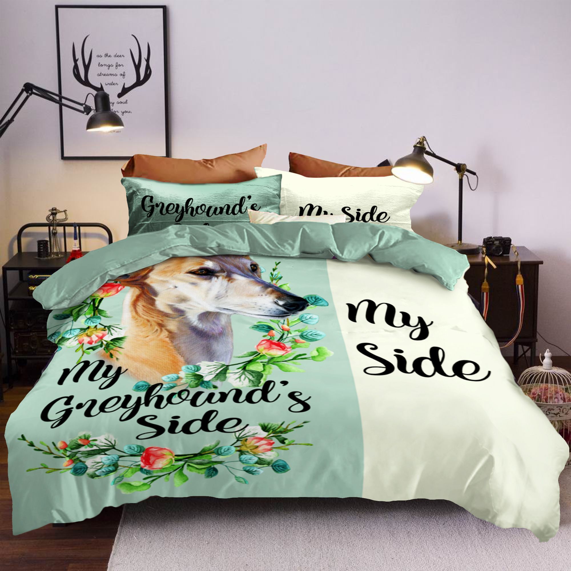 Greyhound Bedding Set