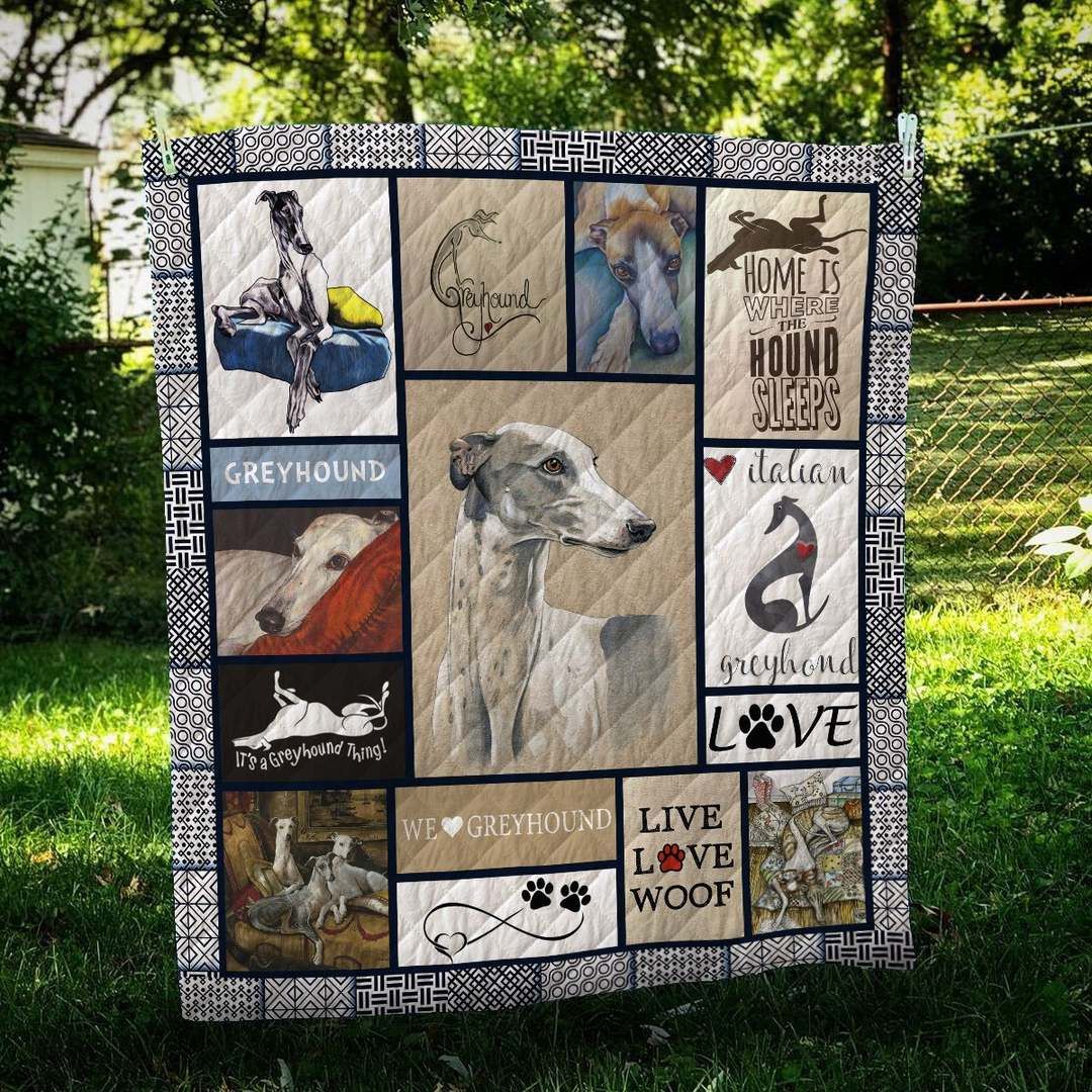 Greyhound CL10100150MDQ Quilt Blanket