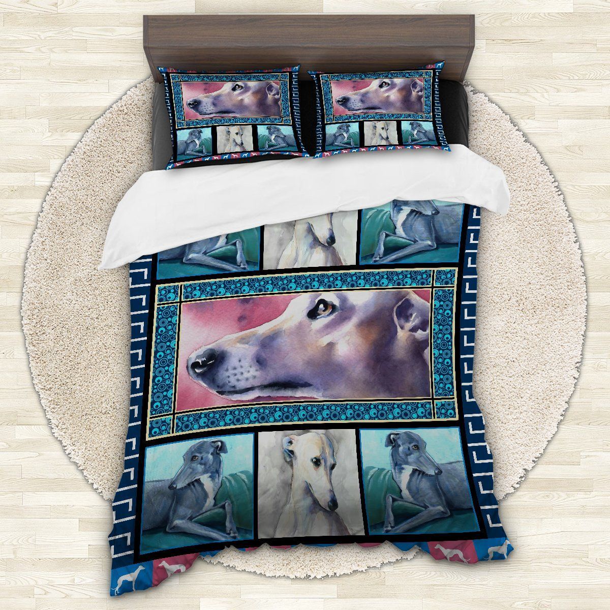Greyhound Bedding Set
