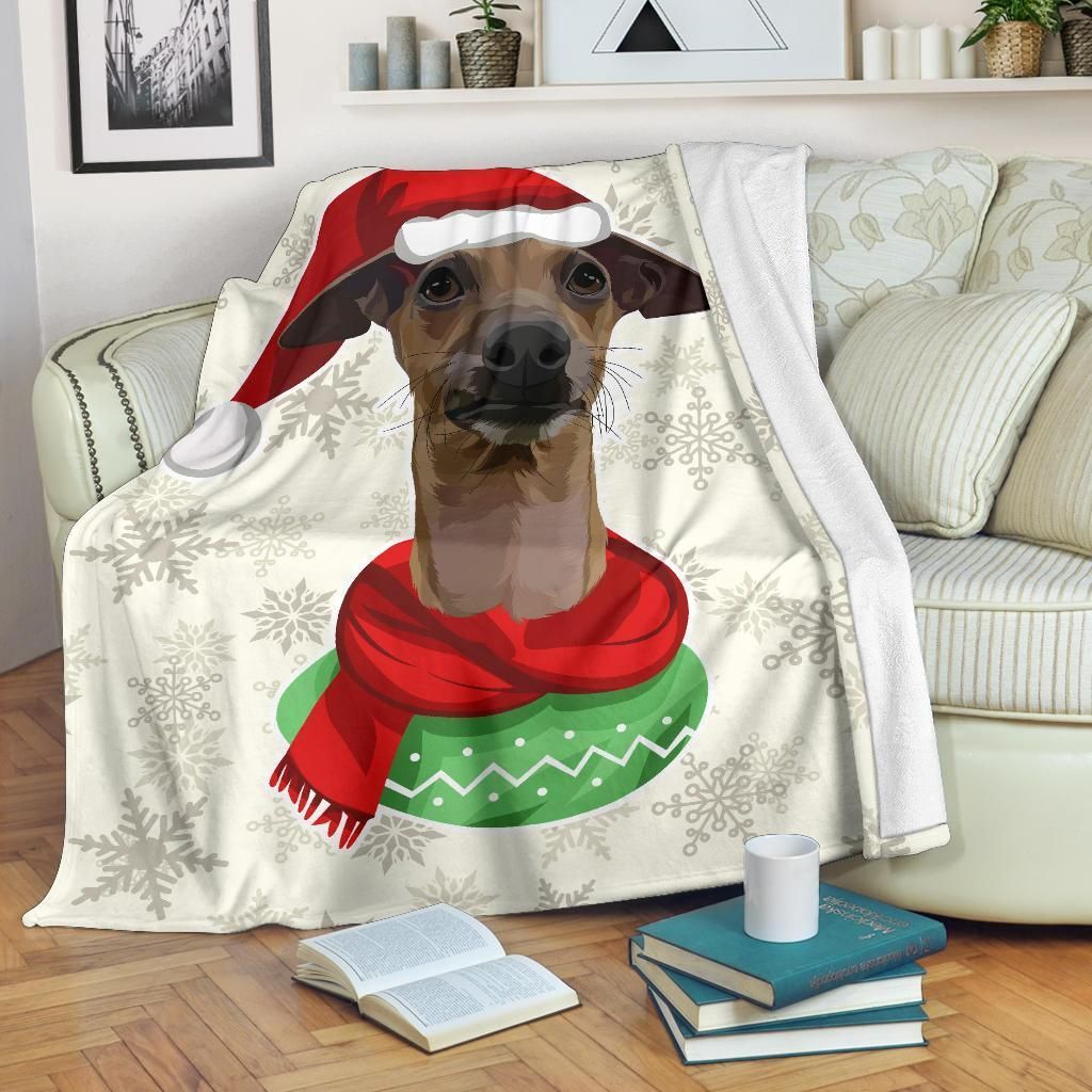 Greyhound Sherpa Fleece Blanket