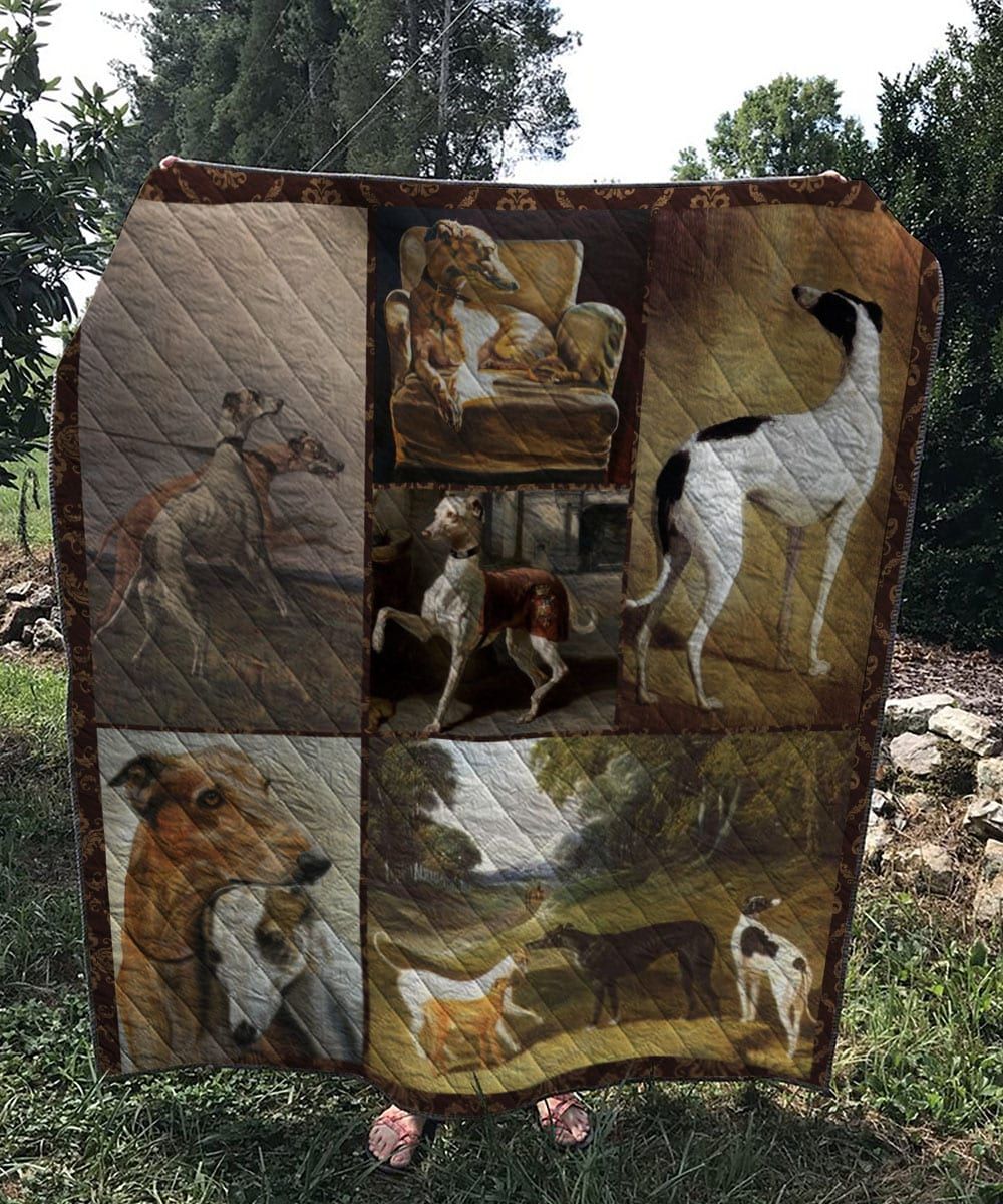 Greyhound Dog Best Part Of Story Quilt Blanket Dhc03011625Dd