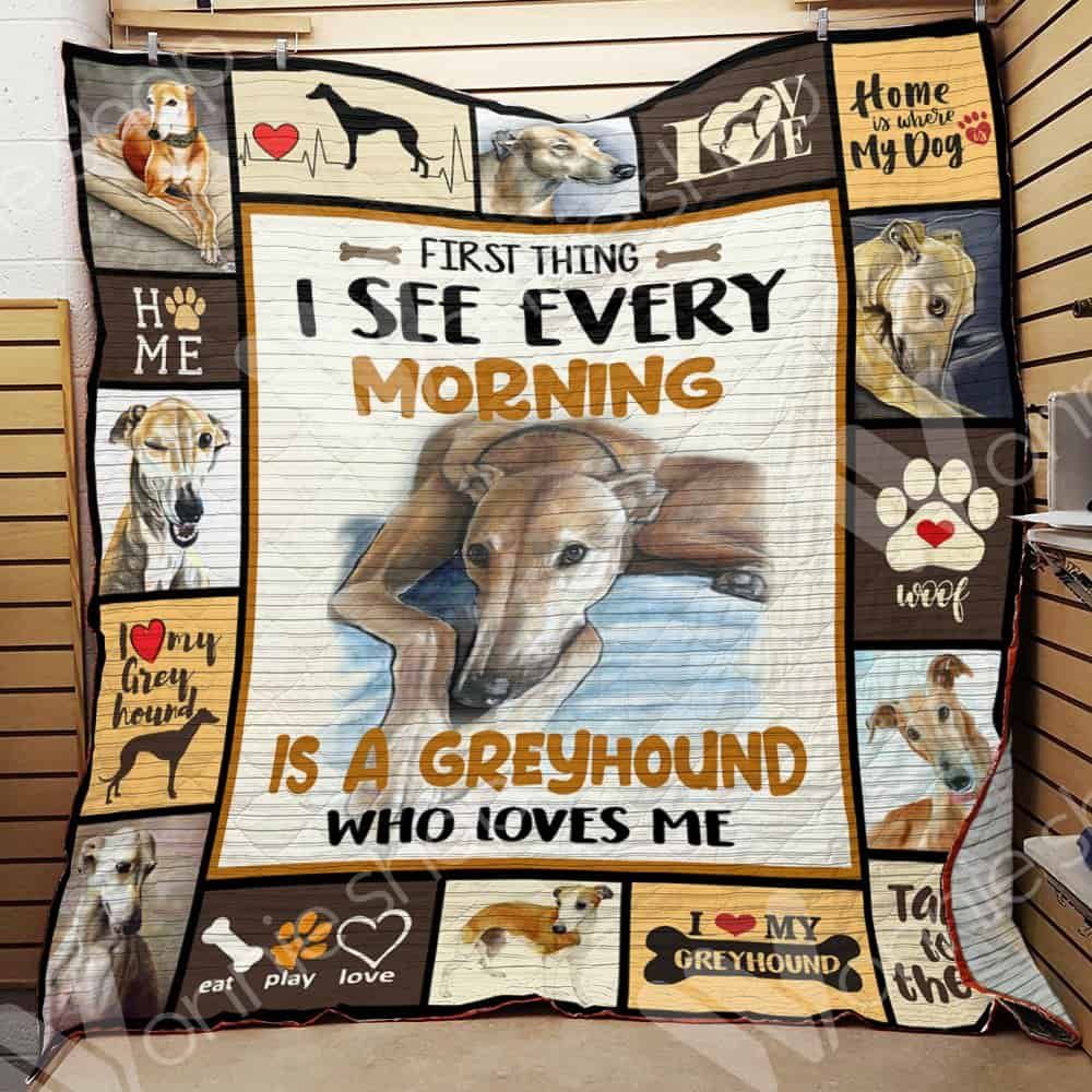 Greyhound Dog Blanket LNT0612015 Quilt Blanket