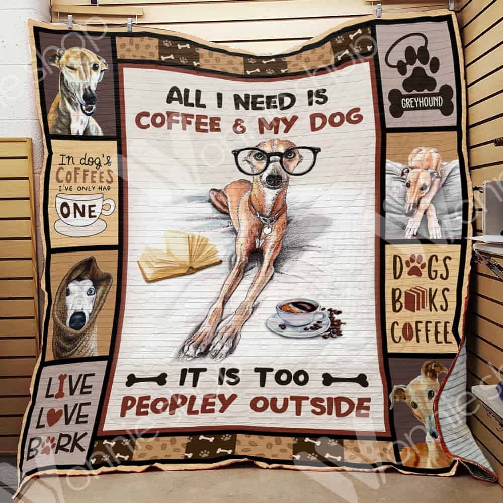 Greyhound Dog Blanket LNT1212025 Quilt Blanket