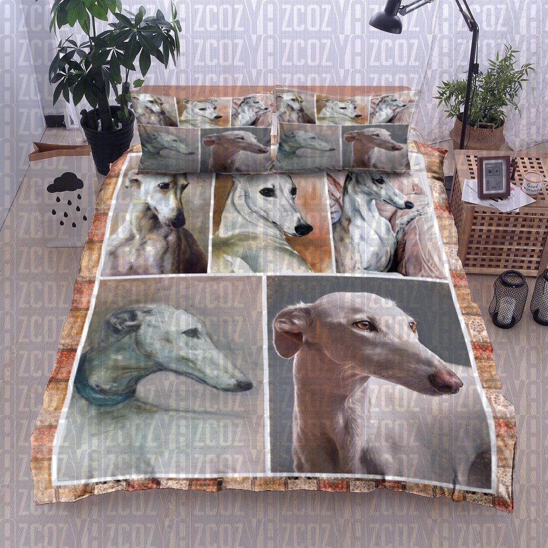 Greyhound Dog Bedding Set
